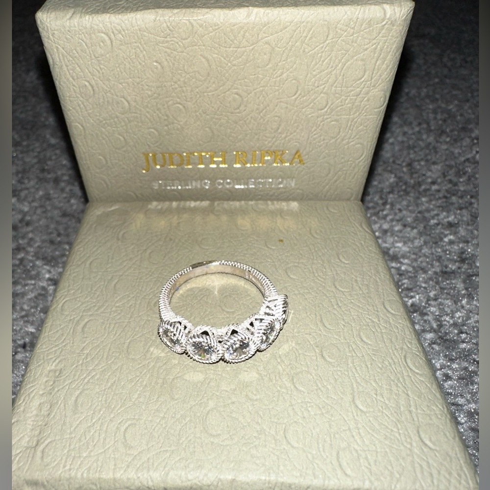 Judith Ripka 5 Stone Ring